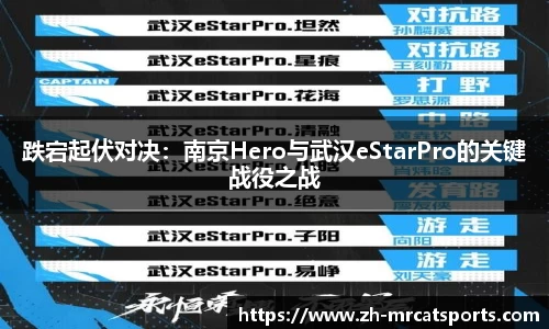 跌宕起伏对决：南京Hero与武汉eStarPro的关键战役之战